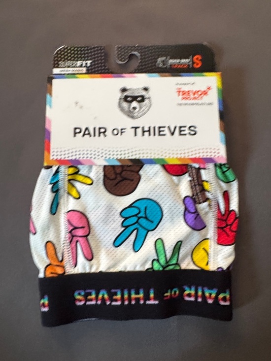 Pair of Thieves Other - Pair of Thieves Men's White Multicolor Peace Sign Boxer Briefs